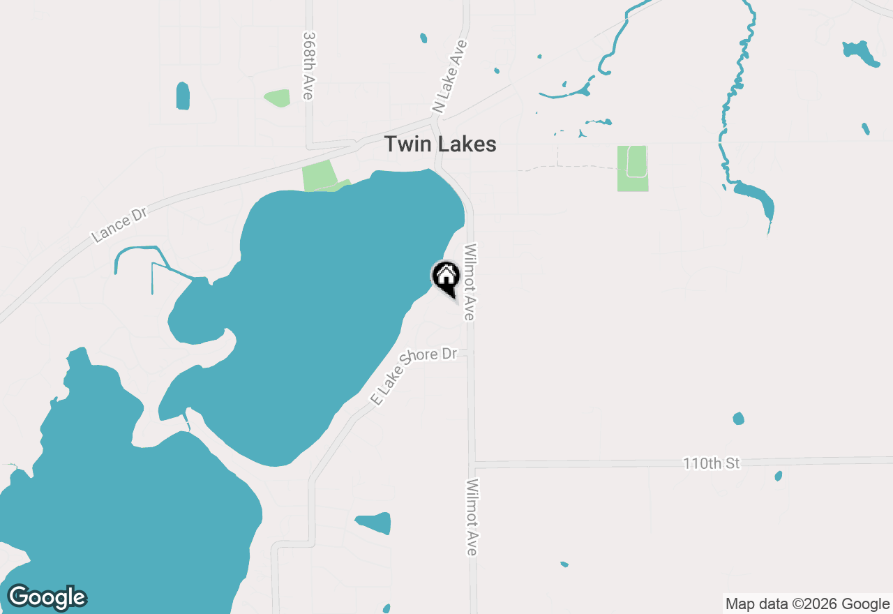 Map of 506 Pinewood Trce, Twin Lakes, WI 53181