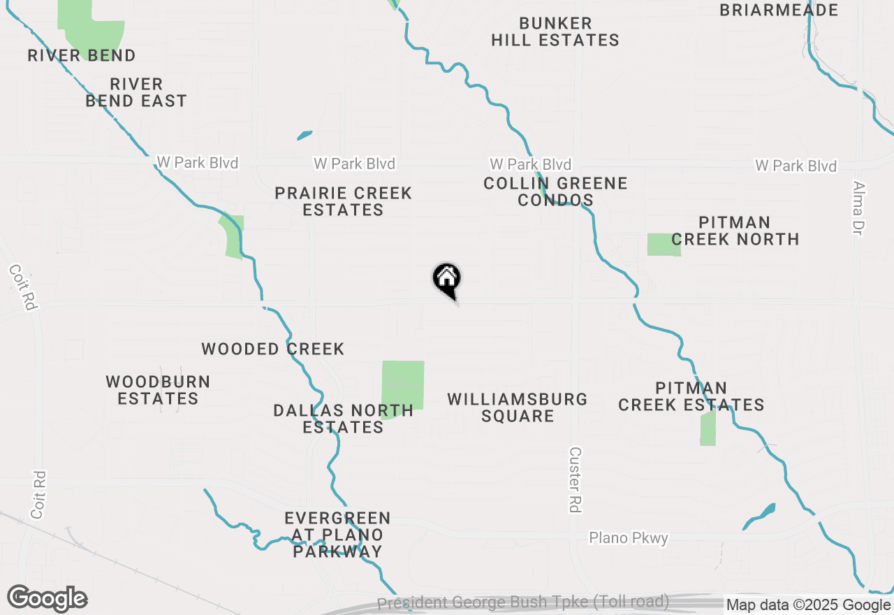 Map of 2509 Skiles Drive, Plano, TX 75075
