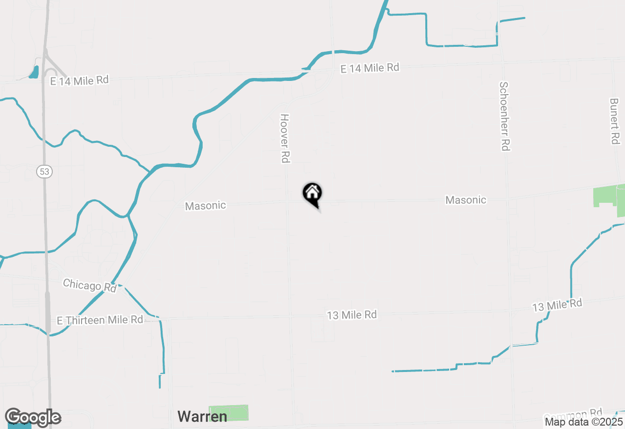 Map of 31754 Raymond Drive, Warren, MI 48093