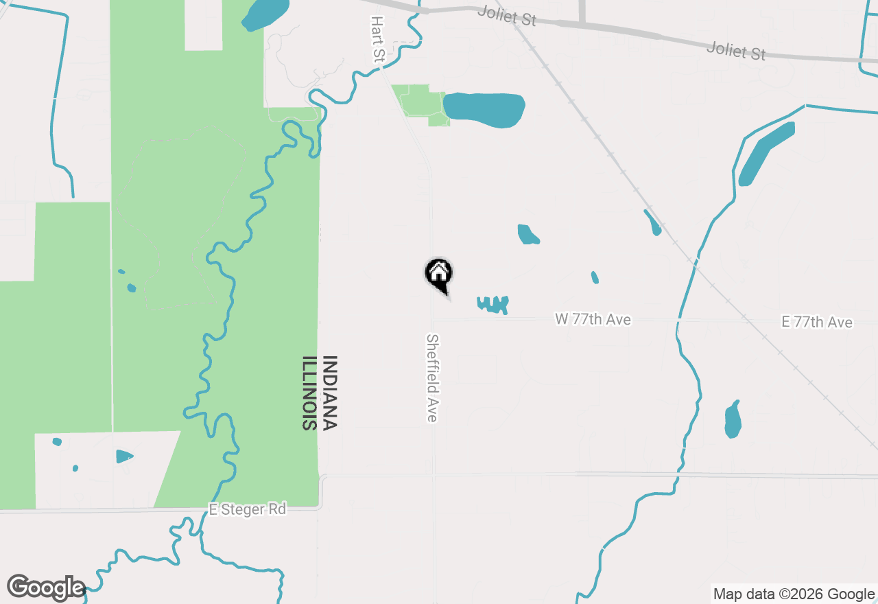 Map of 2835 Hart Street, Dyer, IN 46311