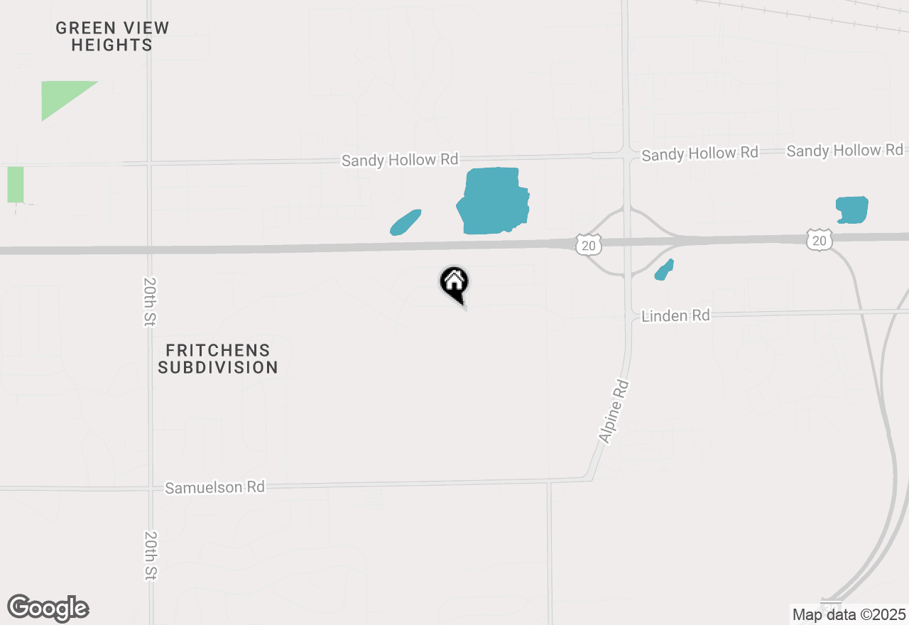 Map of 4003 Linden Road, Rockford, IL 61109