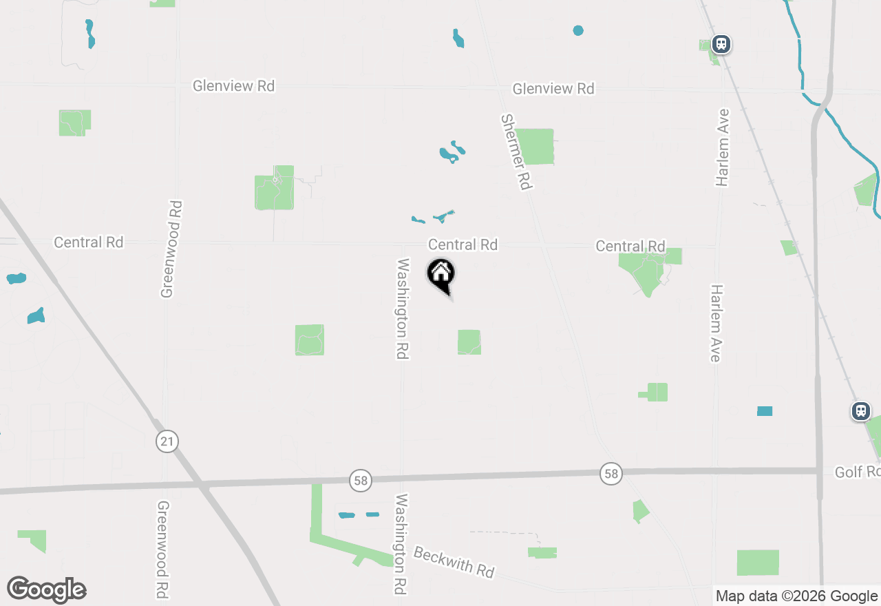 Map of 2612 Fontana Drive, Glenview, IL 60025