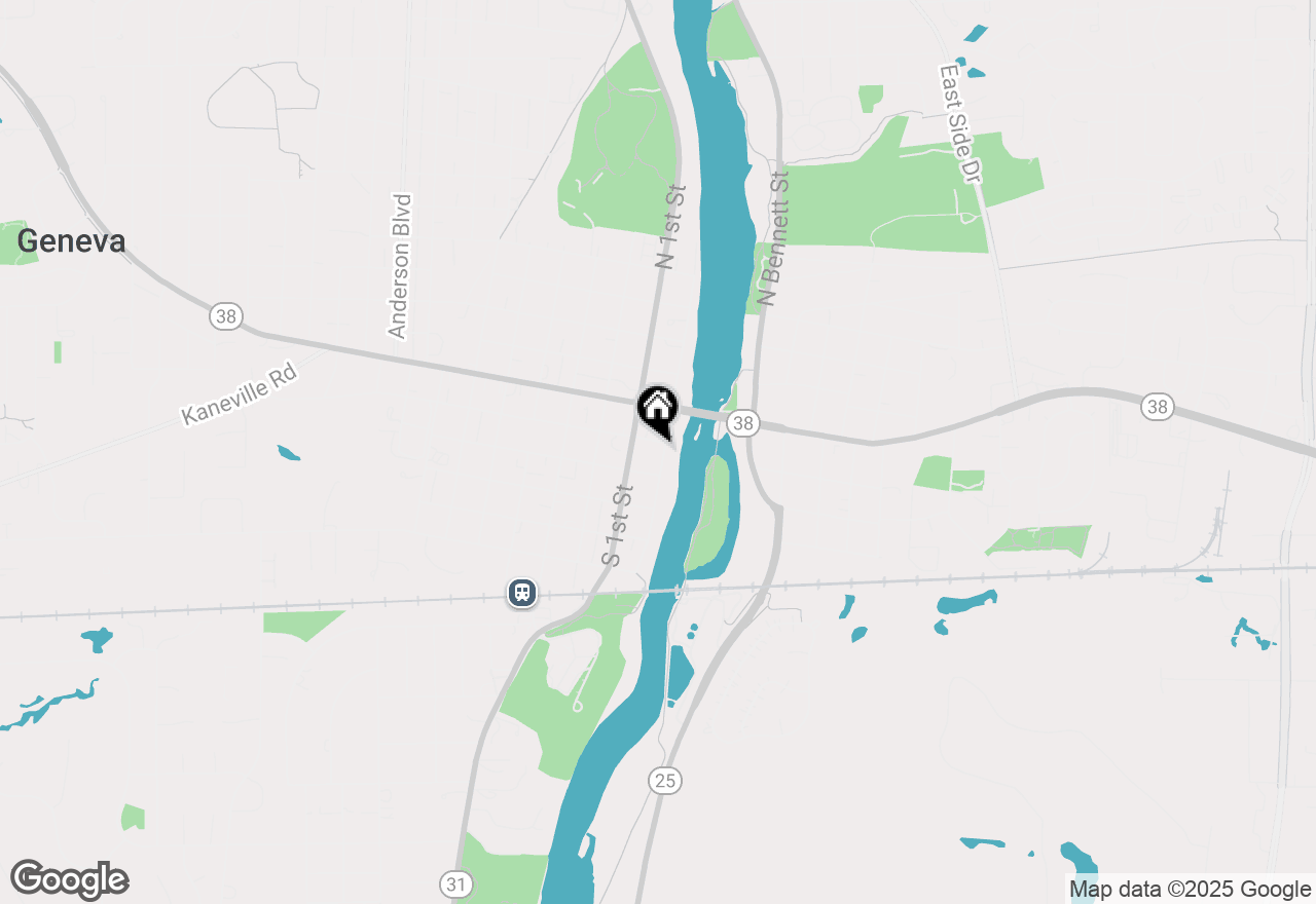 Map of 108 S River Lane, Geneva, IL 60134