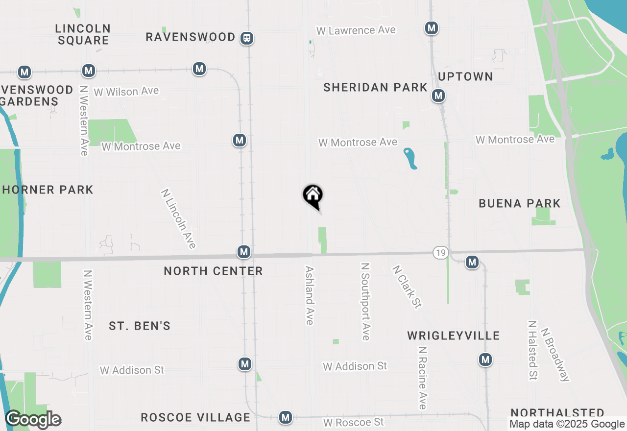 Map of 4123 N Ashland Avenue #2, Chicago, IL 60613