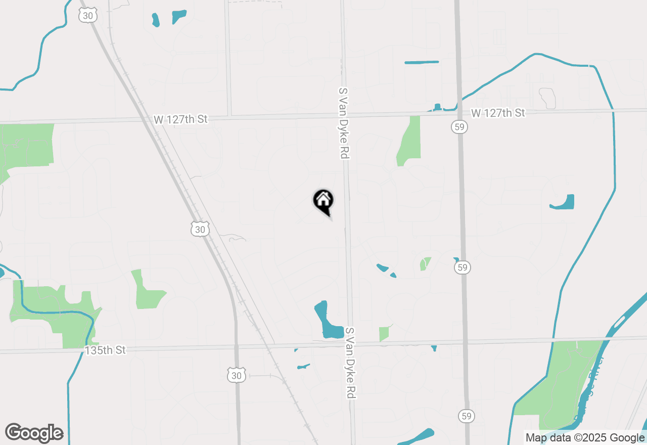 Map of 24535 W Beckham Drive, Plainfield, IL 60585