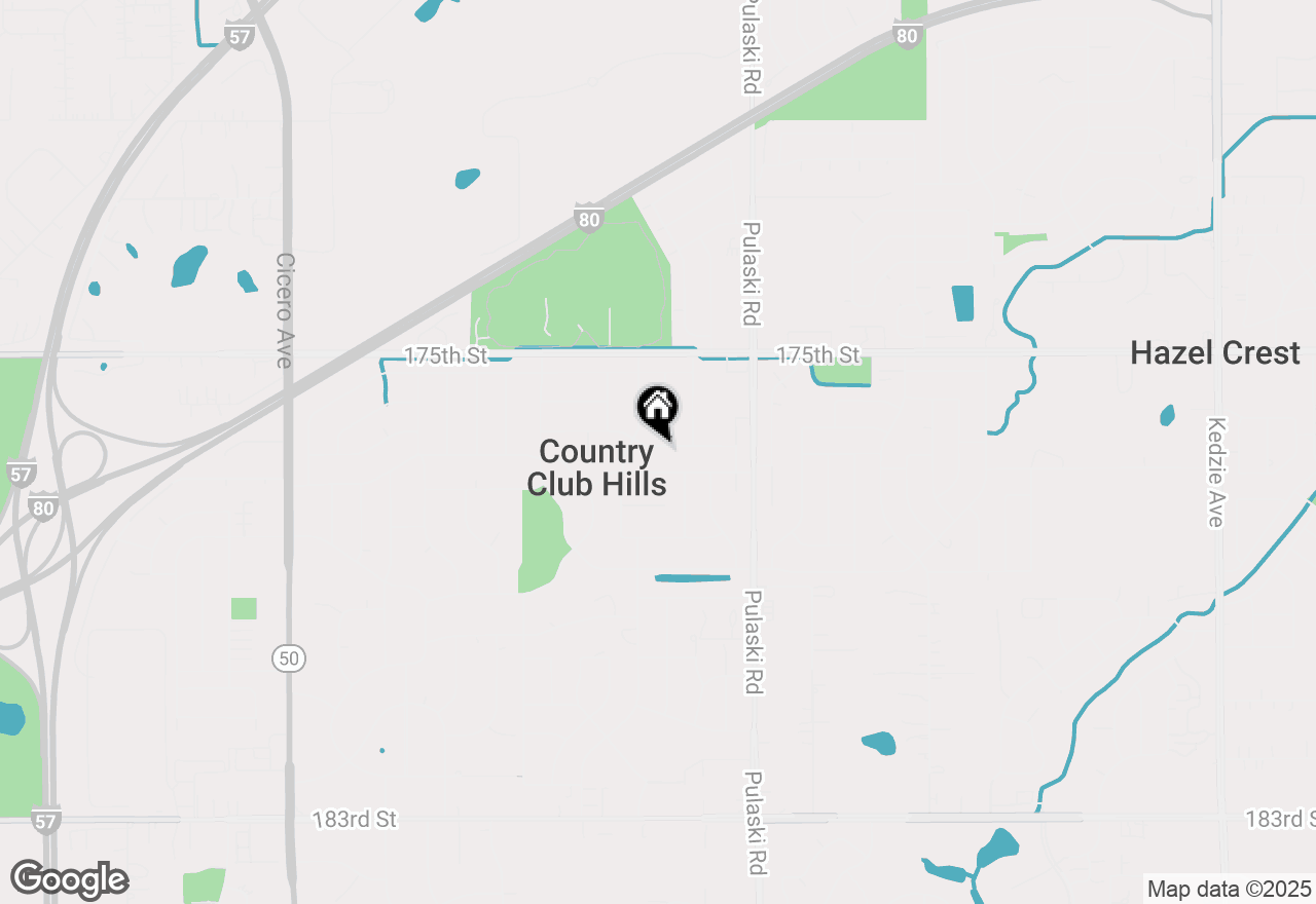 Map of (Address confidential), Country Club Hills, Illinois 60478