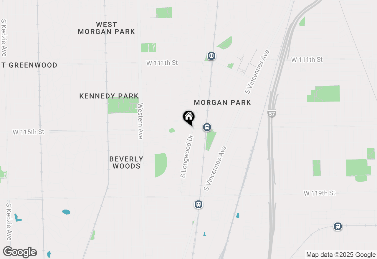 Map of 2117 W 114th Place, Chicago, IL 60643