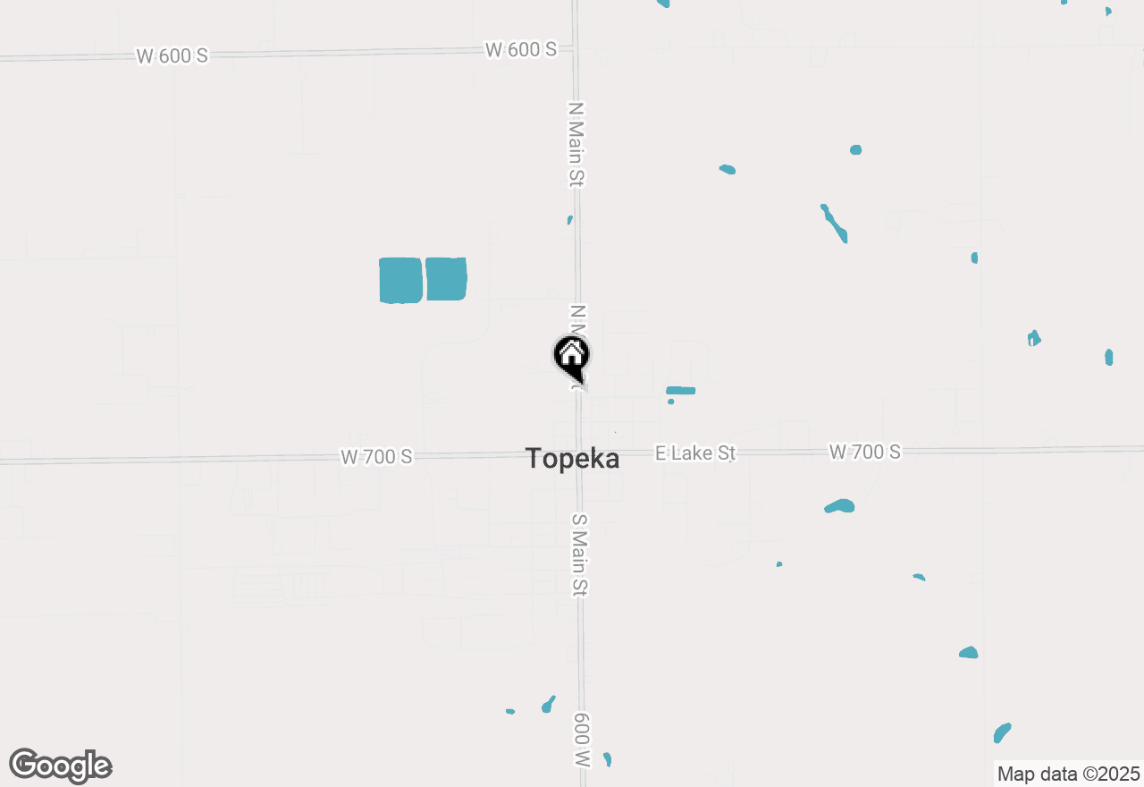 Map of 303 N Main Street, Topeka, IN 46571