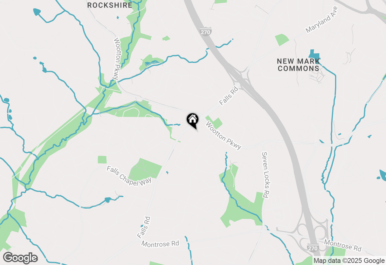 Map of 18 Orchard Way N, Potomac, MD 20854