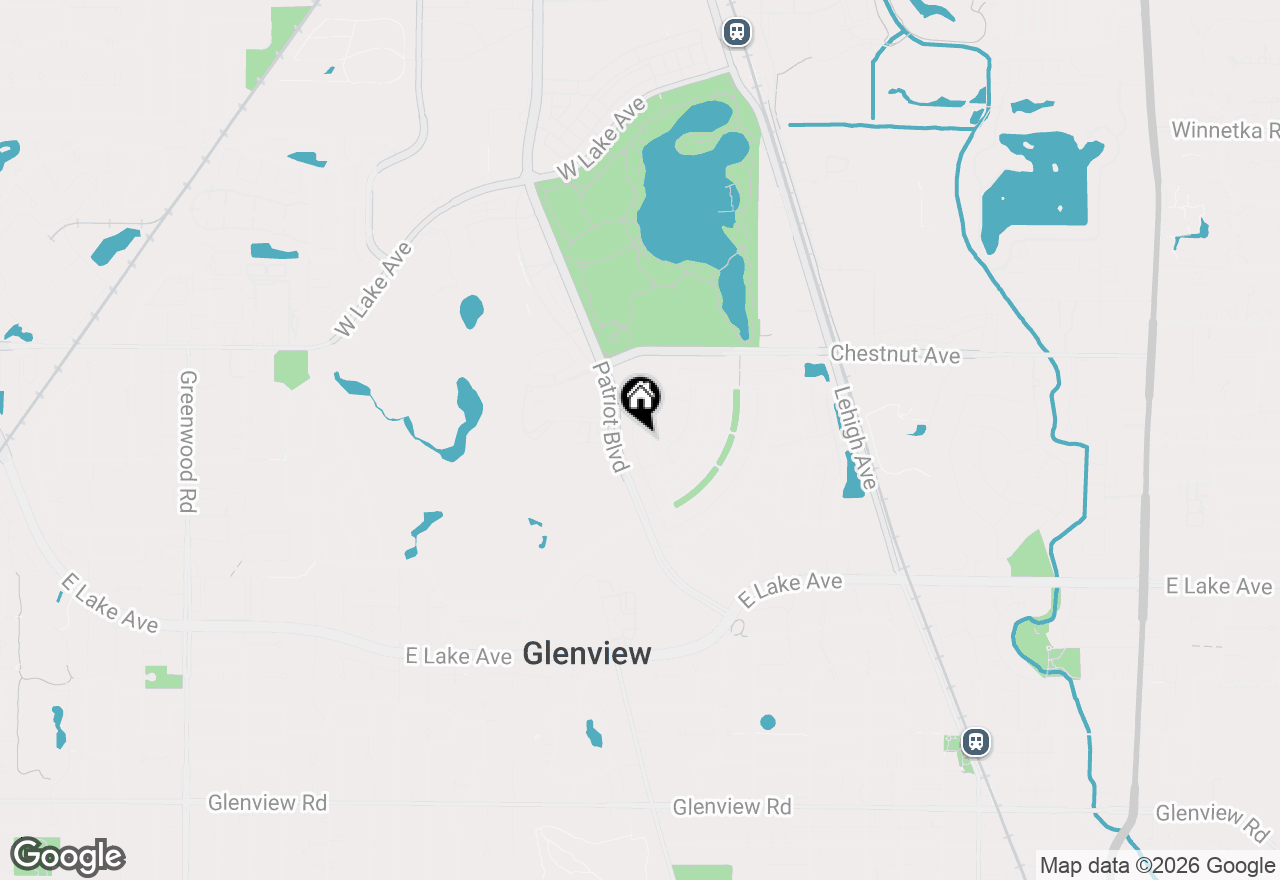 Map of 1662 Constitution Drive, Glenview, IL 60026