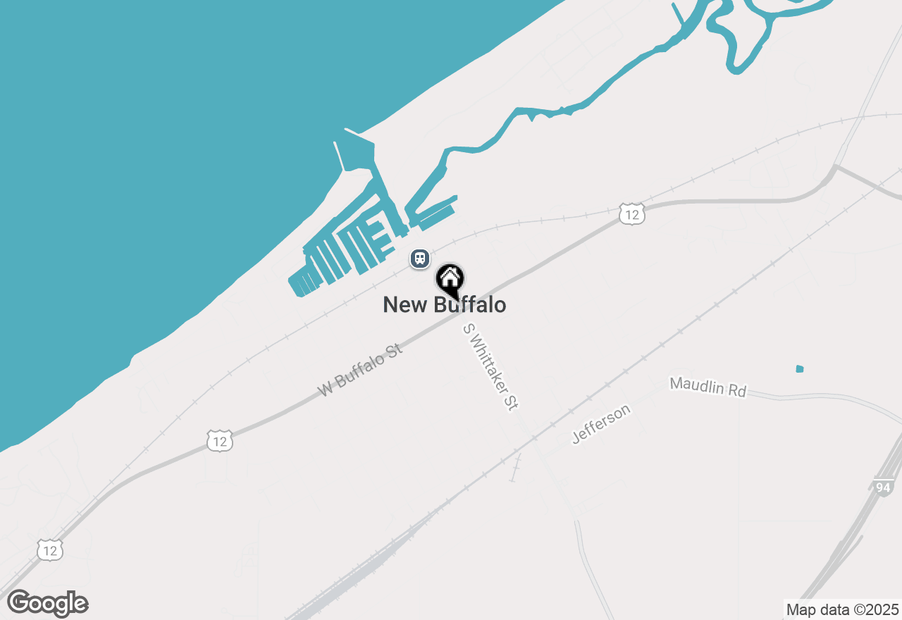 Map of 10 N Whittaker Street, New Buffalo, MI 49117