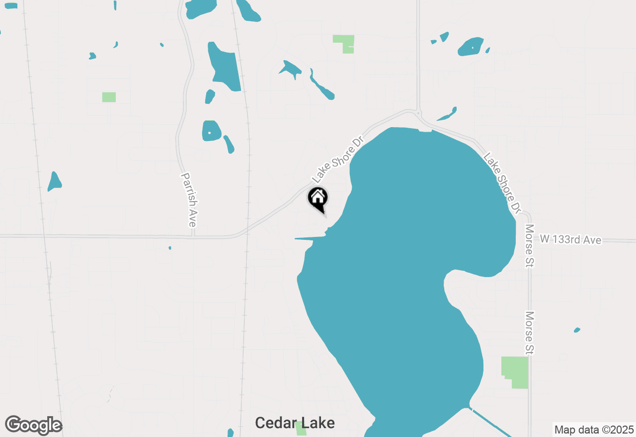 Map of 8708 Truman Circle, Cedar Lake, IN 46303