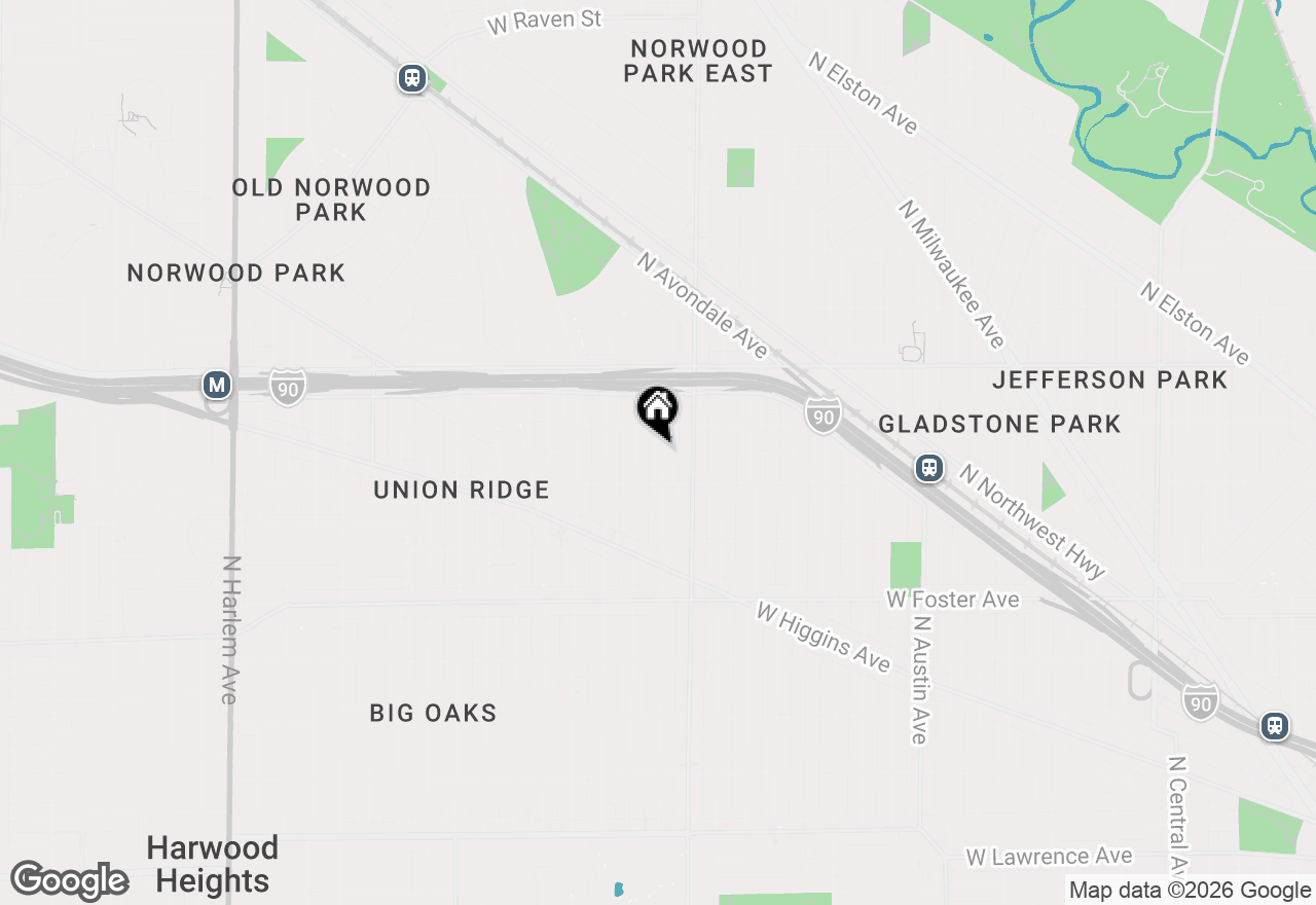 Map of 5430 N Natchez Avenue, Chicago, IL 60656