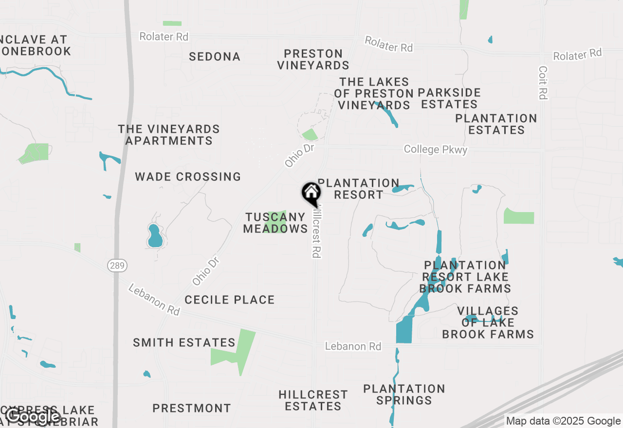 Map of 5668 Imperial Meadow Drive, Frisco, TX 75035