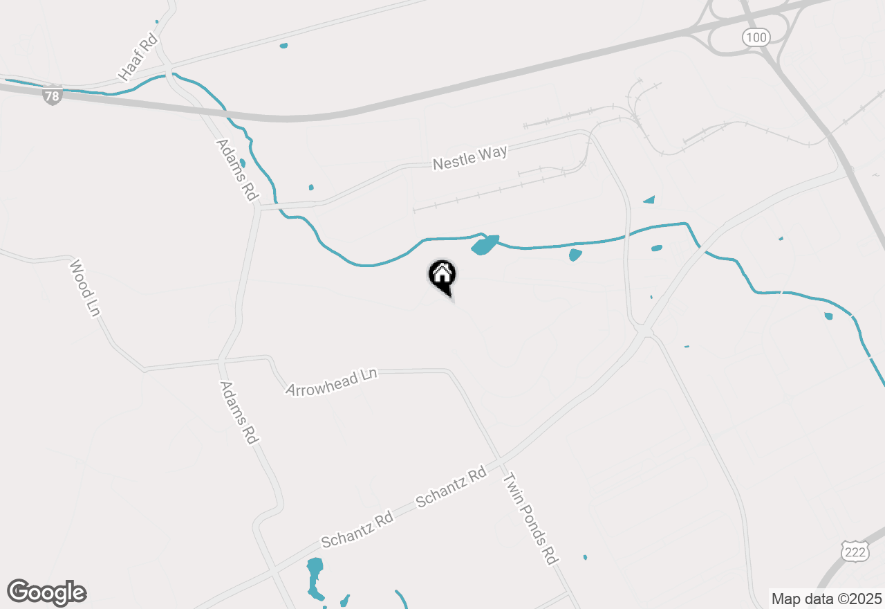 Map of 8916 Valley West Drive, Breinigsville, PA 18031