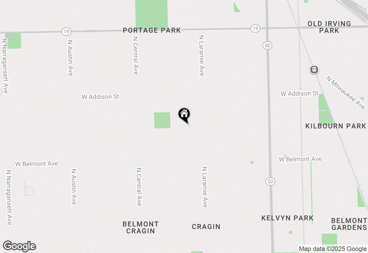 Map of 5306 W Roscoe Street #2, Chicago, IL 60641