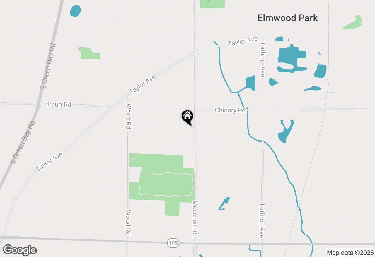 Map of 4731 Willow Wood Dr, Mount Pleasant, WI 53403