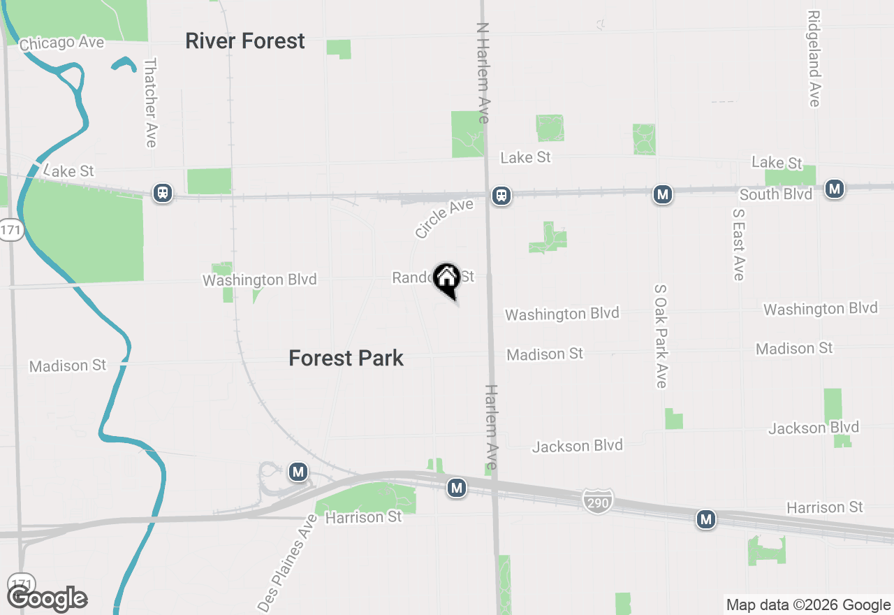 Map of 235 Marengo Avenue #3E, Forest Park, IL 60130