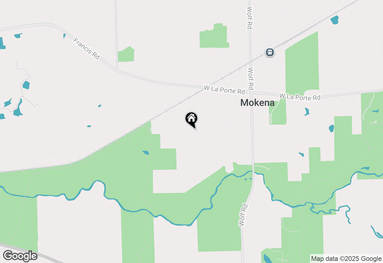 Map of 11531 S Brightway Drive, Mokena, IL 60448