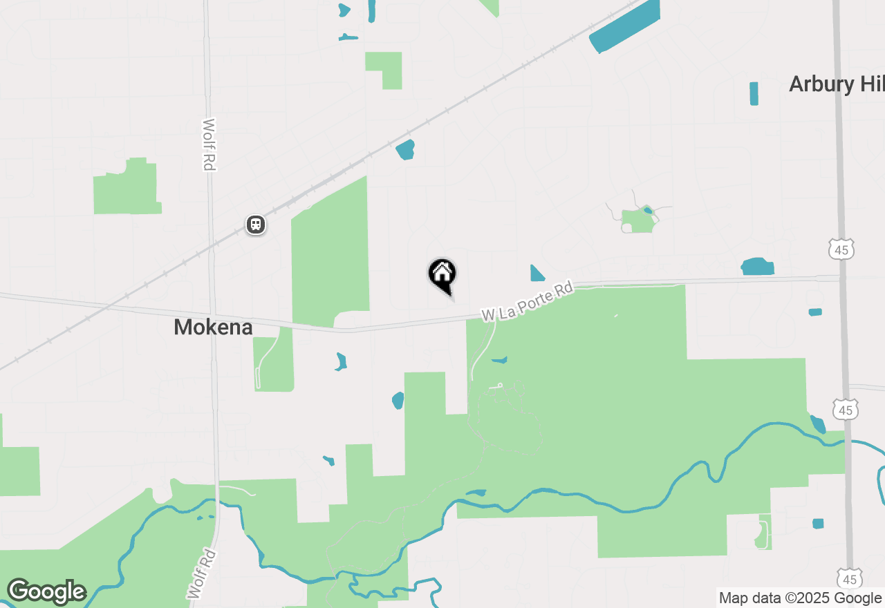 Map of 19948 Catherine Lane, Mokena, IL 60448