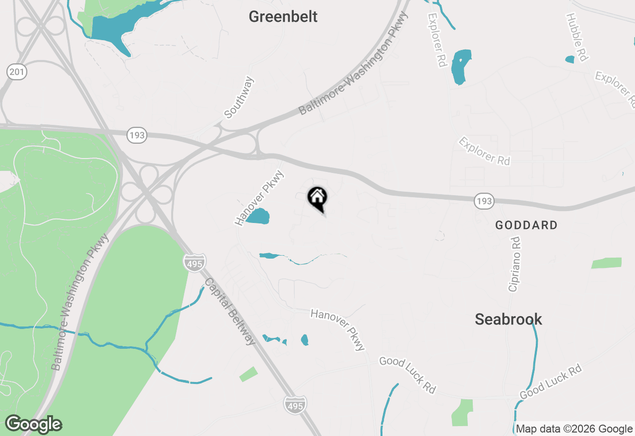 Map of 7840 Somerset Court, Greenbelt, MD 20770