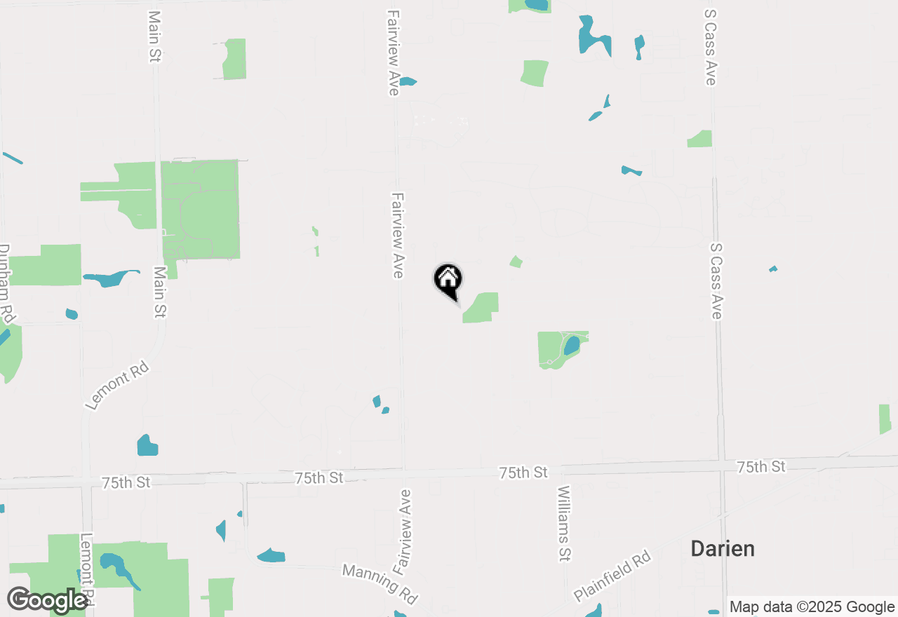 Map of 1819 Holly Avenue, Darien, IL 60561