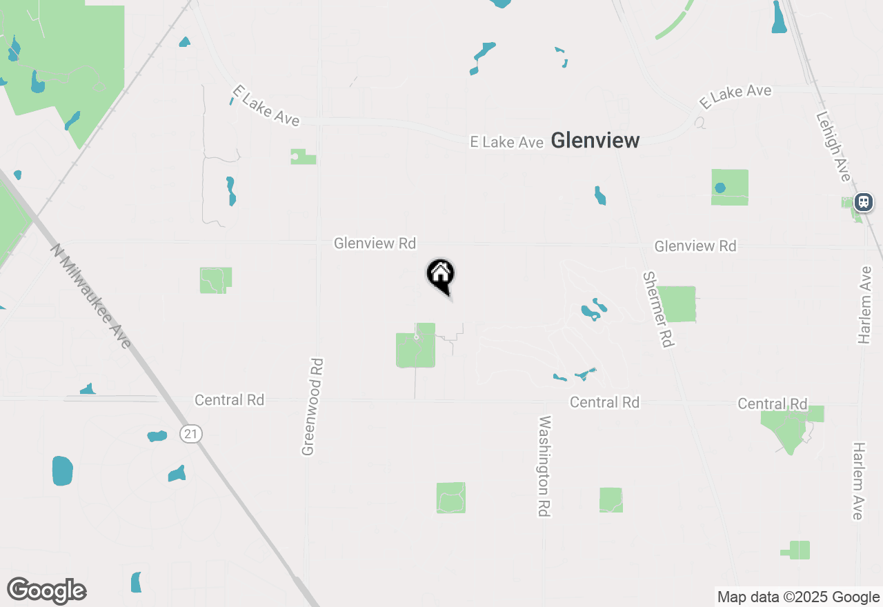 Map of 808 Wedel Lane, Glenview, IL 60025