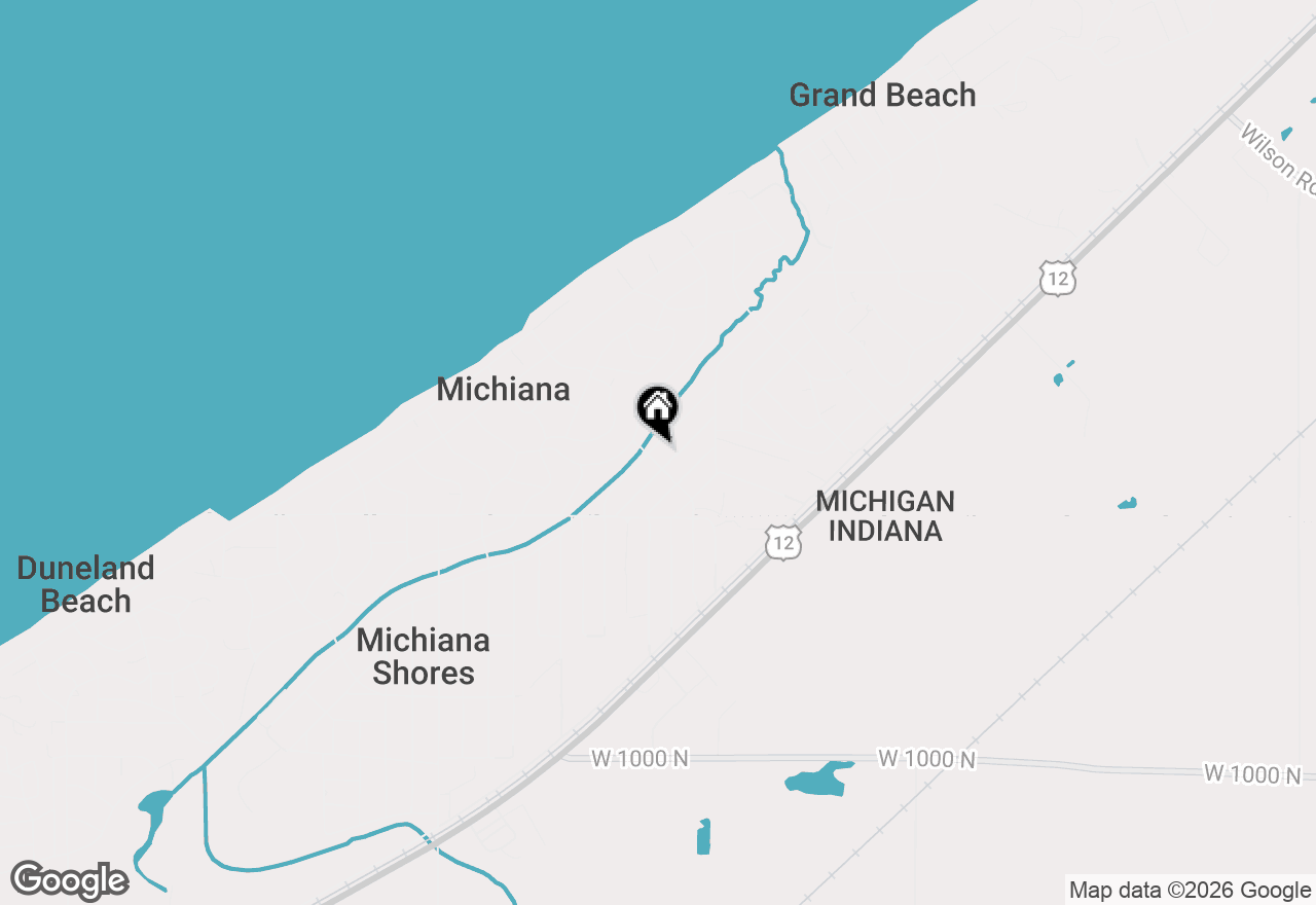 Map of 4105 Creek Drive, New Buffalo, MI 49117