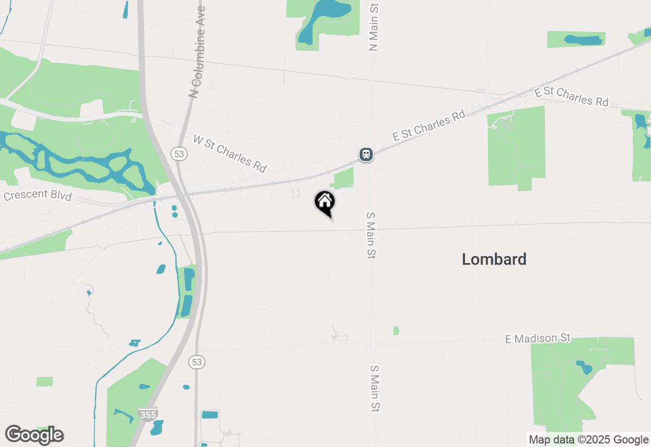 Map of 219 W Ash Street, Lombard, IL 60148