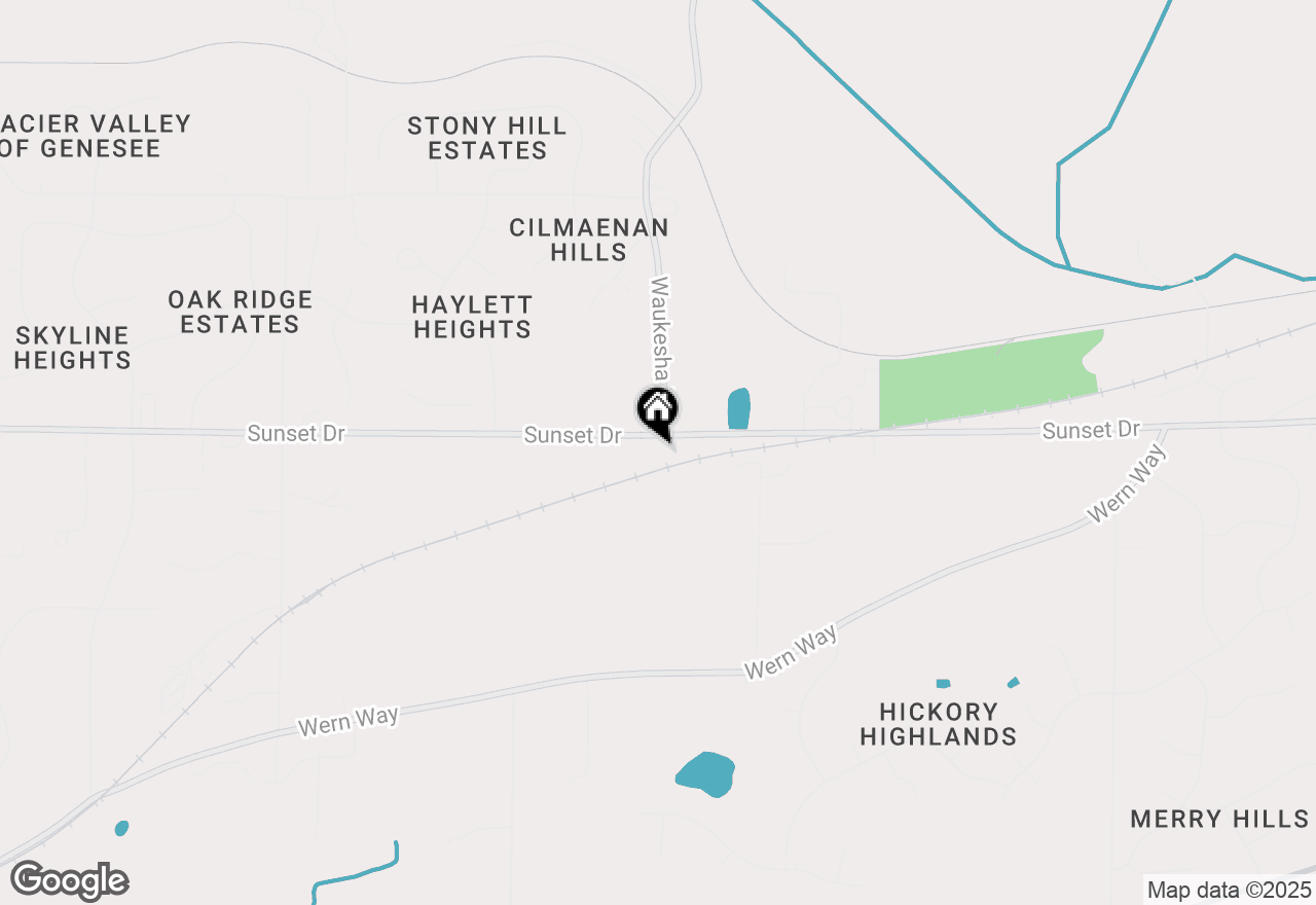 Map of S31W28969 Sunset Dr, Waukesha, WI 53189