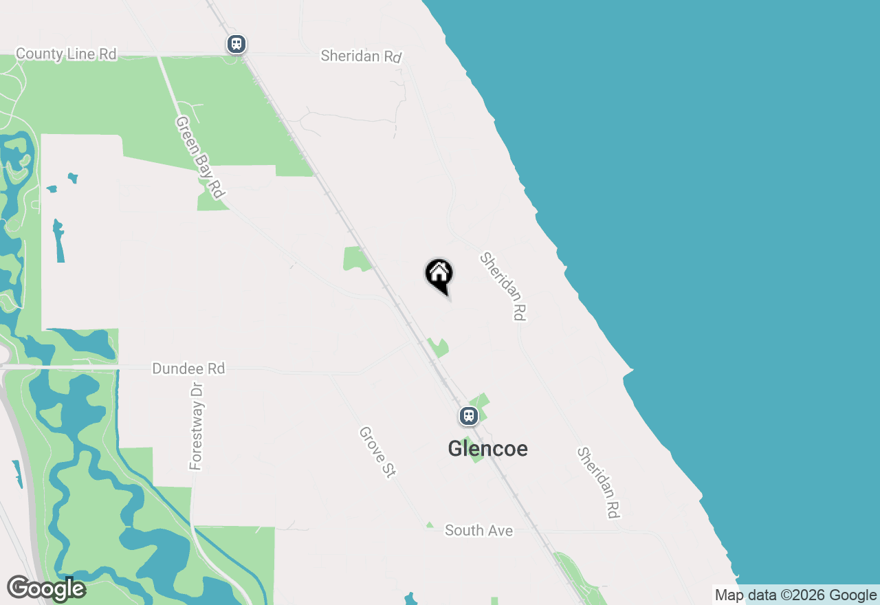 Map of 241 Walden Drive, Glencoe, IL 60022