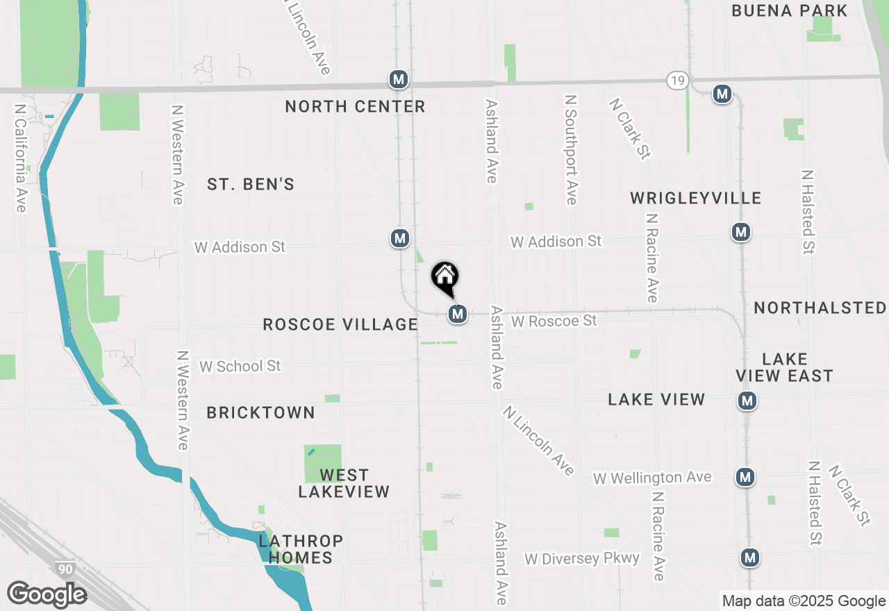 Map of 3430 N Lincoln Avenue #1, Chicago, IL 60657