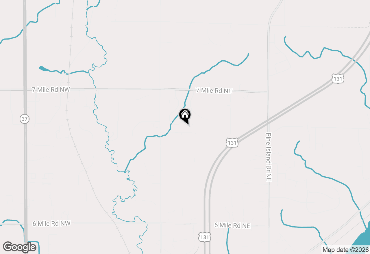 Map of 150 Denilee Court Ne, Comstock Park, MI 49321