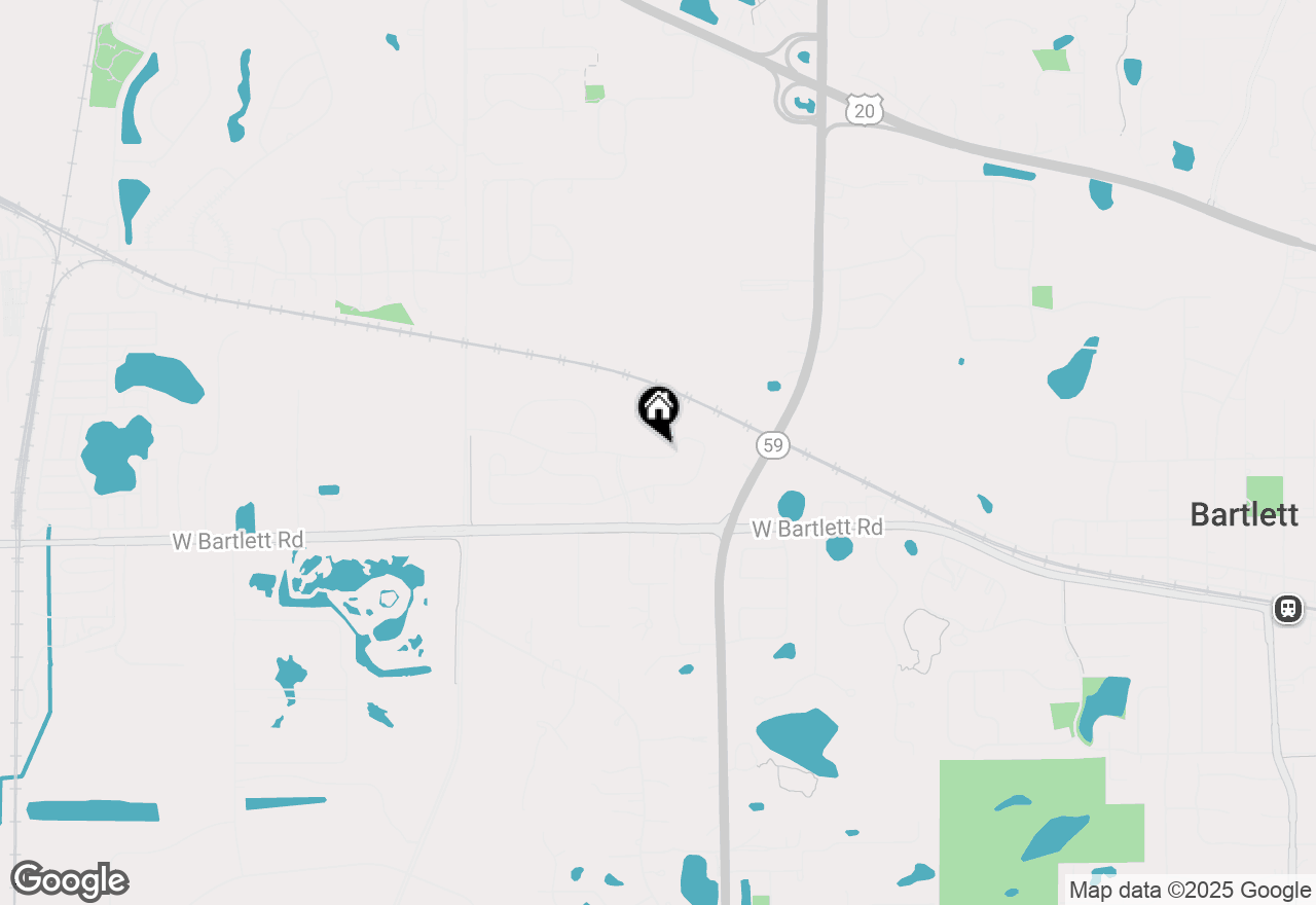 Map of 1120 Bluebell Lane, Bartlett, IL 60103