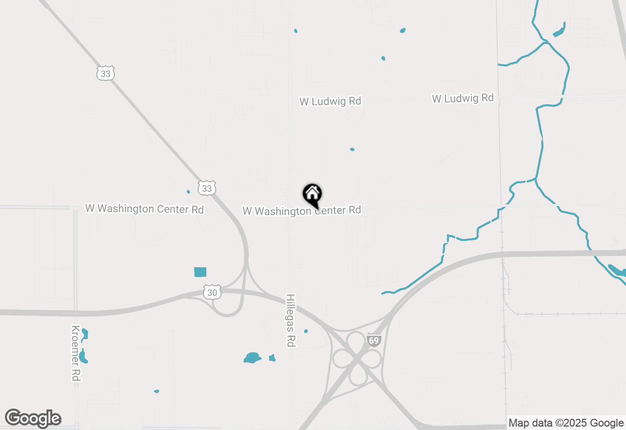 Map of 3627 W Washington Center Road, Fort Wayne, IN 46818