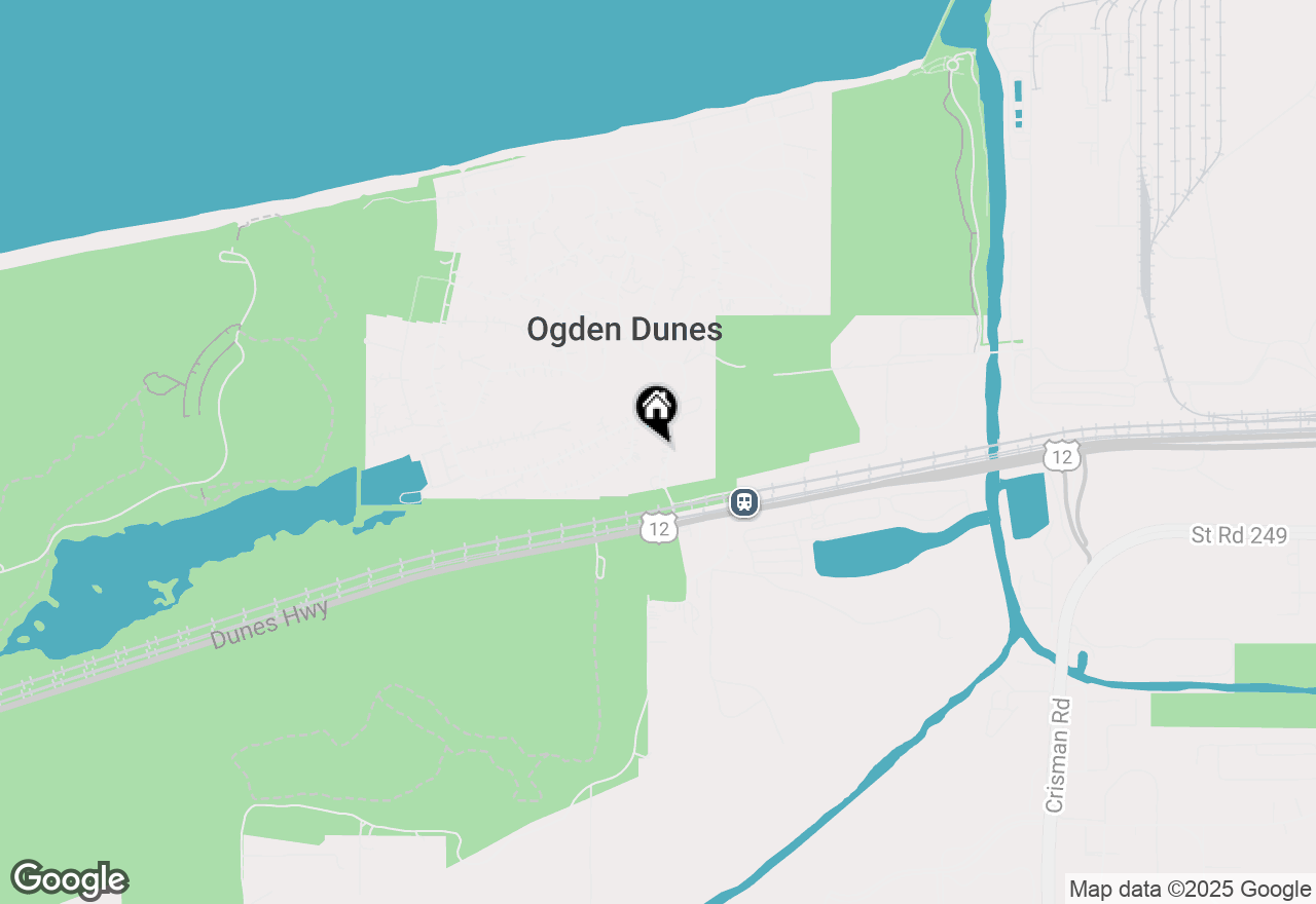 Map of 112 Hillcrest Road, Ogden Dunes, IN 46368