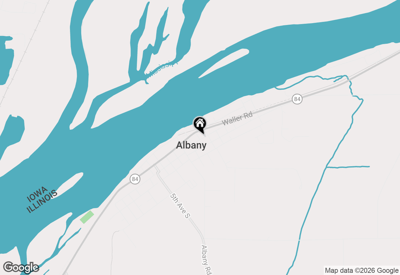 Map of 207 3rd Avenue N, Albany, IL 61230