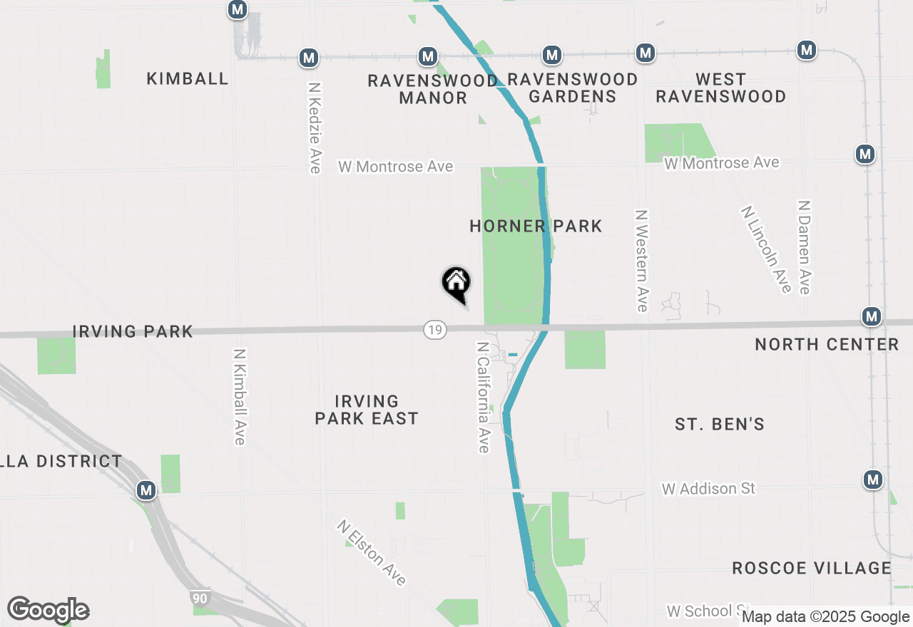 Map of 4018 N Mozart Street #2S, Chicago, IL 60618