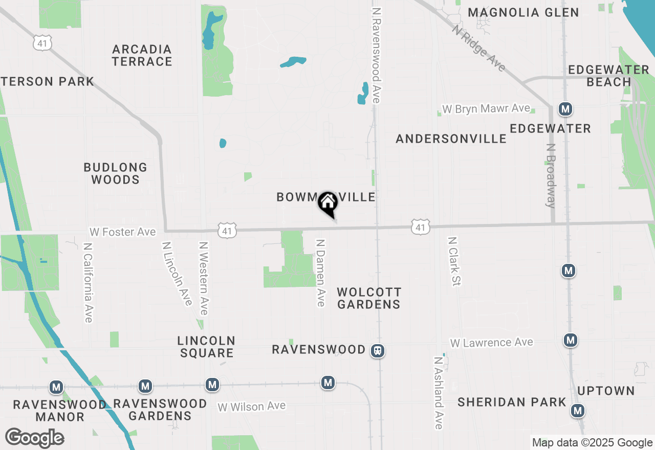 Map of 1958 W Foster Avenue #3W, Chicago, IL 60640