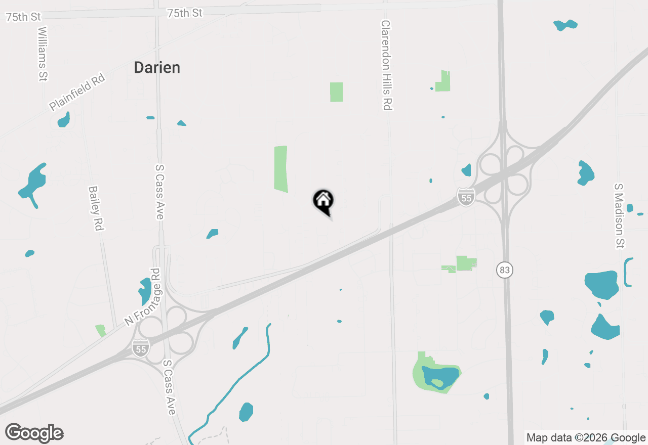 Map of 8211 Sawyer Court, Darien, IL 60561