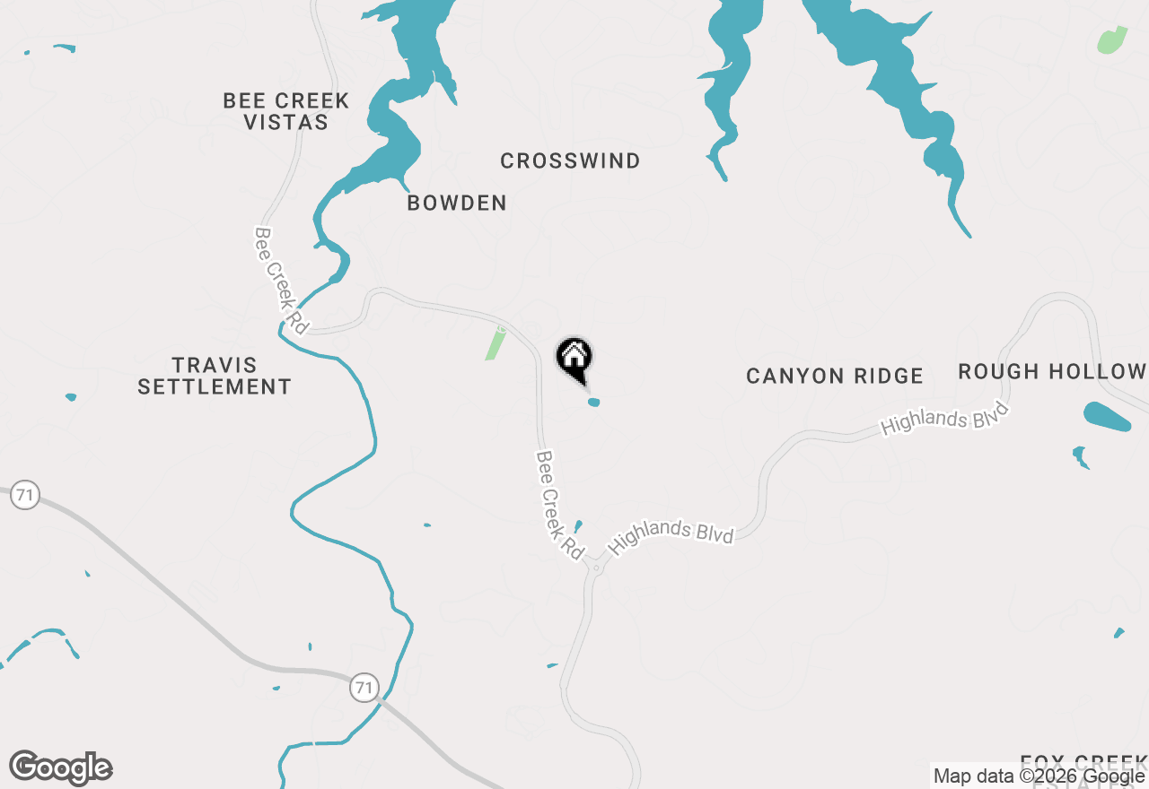 Map of 604 Rawson Bnd, Austin, TX 78738