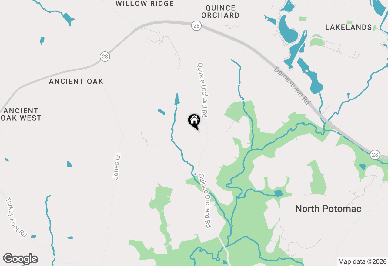 Map of 12300 Turley Drive, Gaithersburg, MD 20878