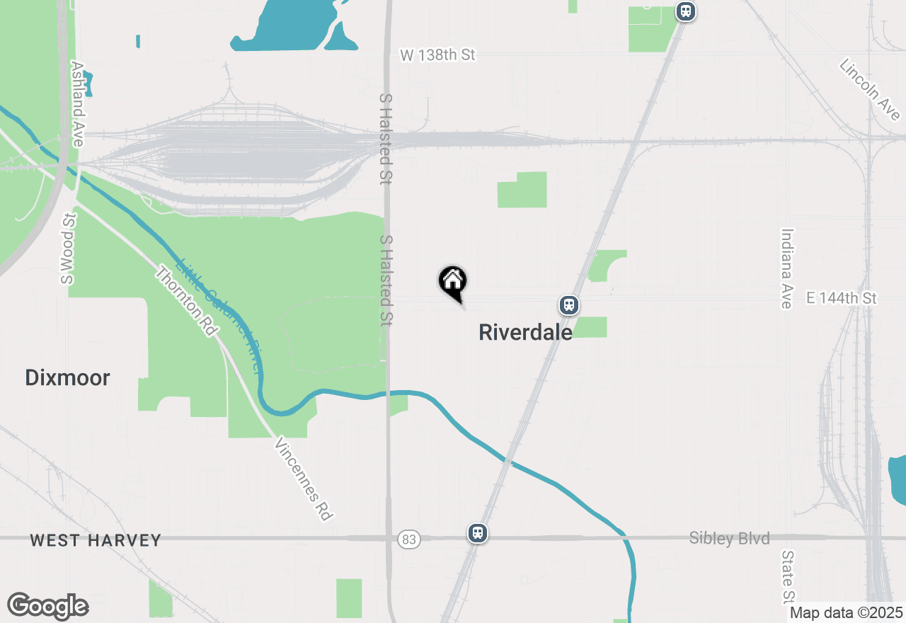 Map of 14411 S Lowe Avenue, Riverdale, IL 60827