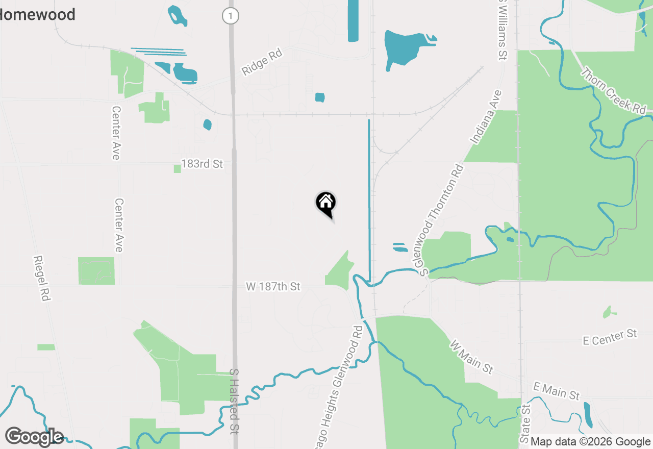 Map of 406 N Park Drive, Glenwood, IL 60425