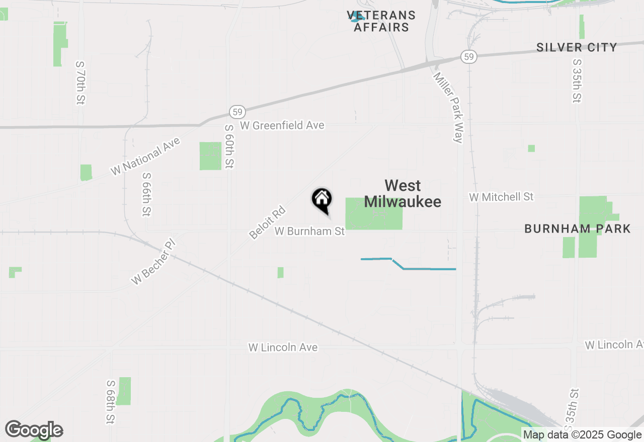 Map of 1817 S 53rd St, West Milwaukee, WI 53214