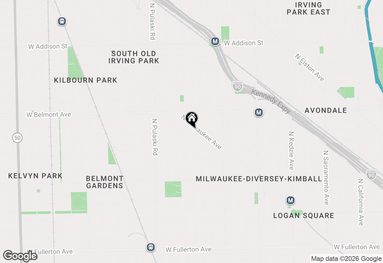 Map of 3072 N Avers Avenue, Chicago, IL 60618