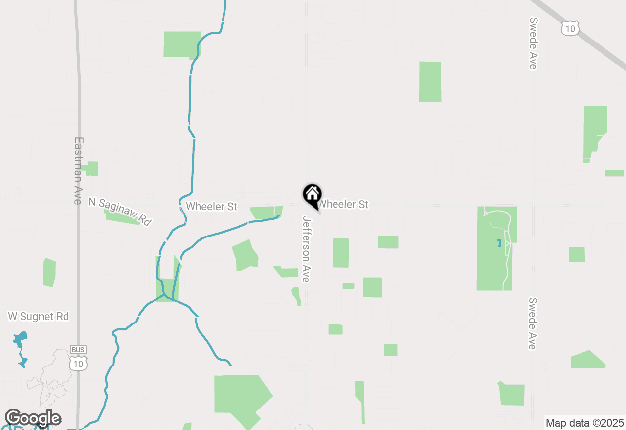Map of 4702 Jefferson Ave, Midland, MI 48640