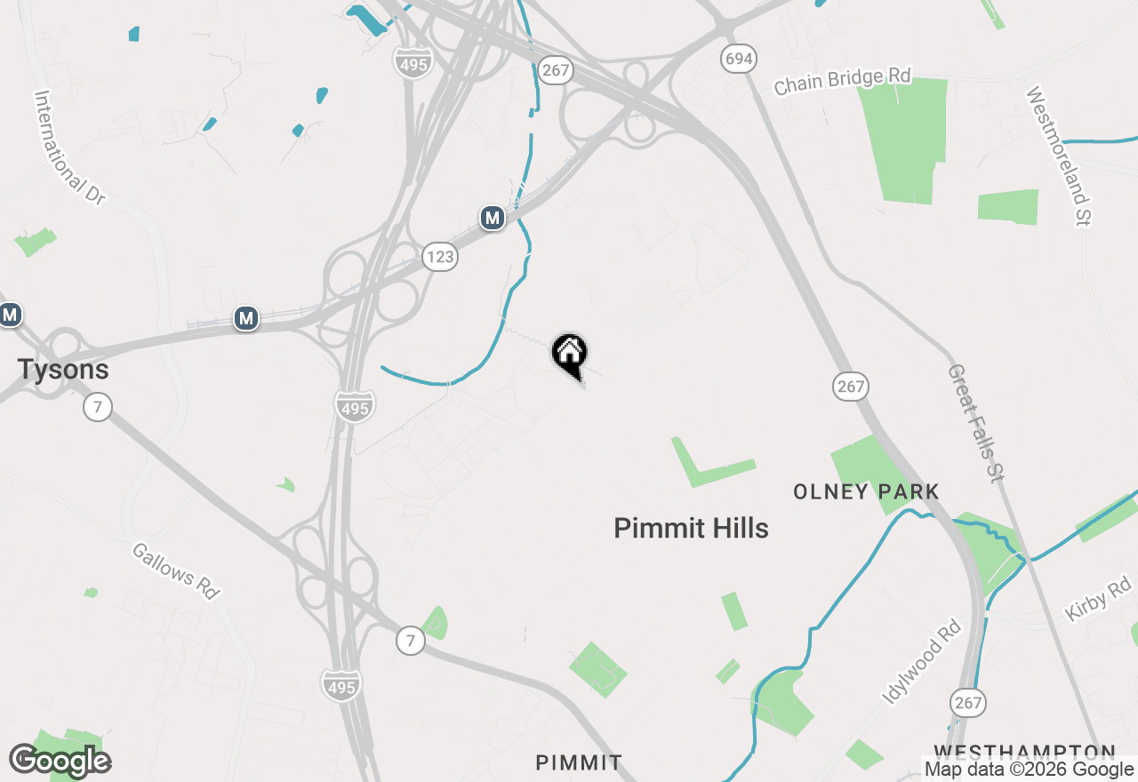 Map of 7621 Tremayne Place #307, Mclean, VA 22102