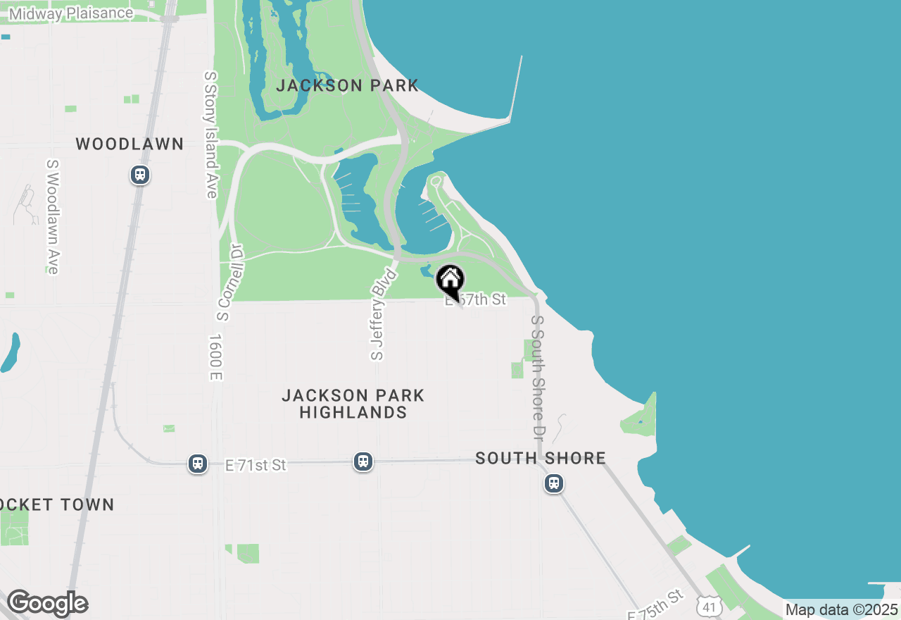 Map of 6714 S Paxton Avenue, Chicago, IL 60649