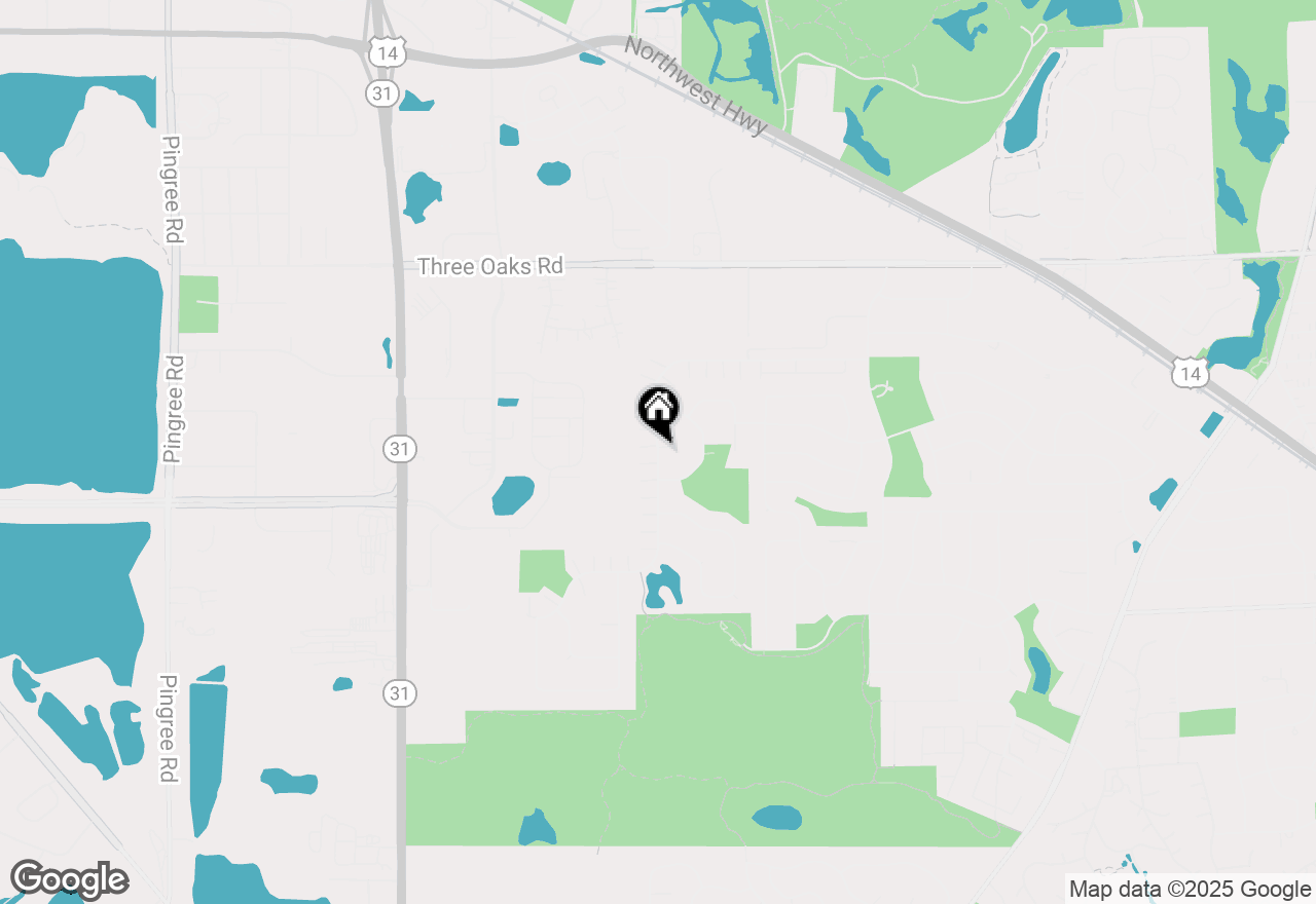 Map of 286 New Haven Drive #286, Cary, IL 60013